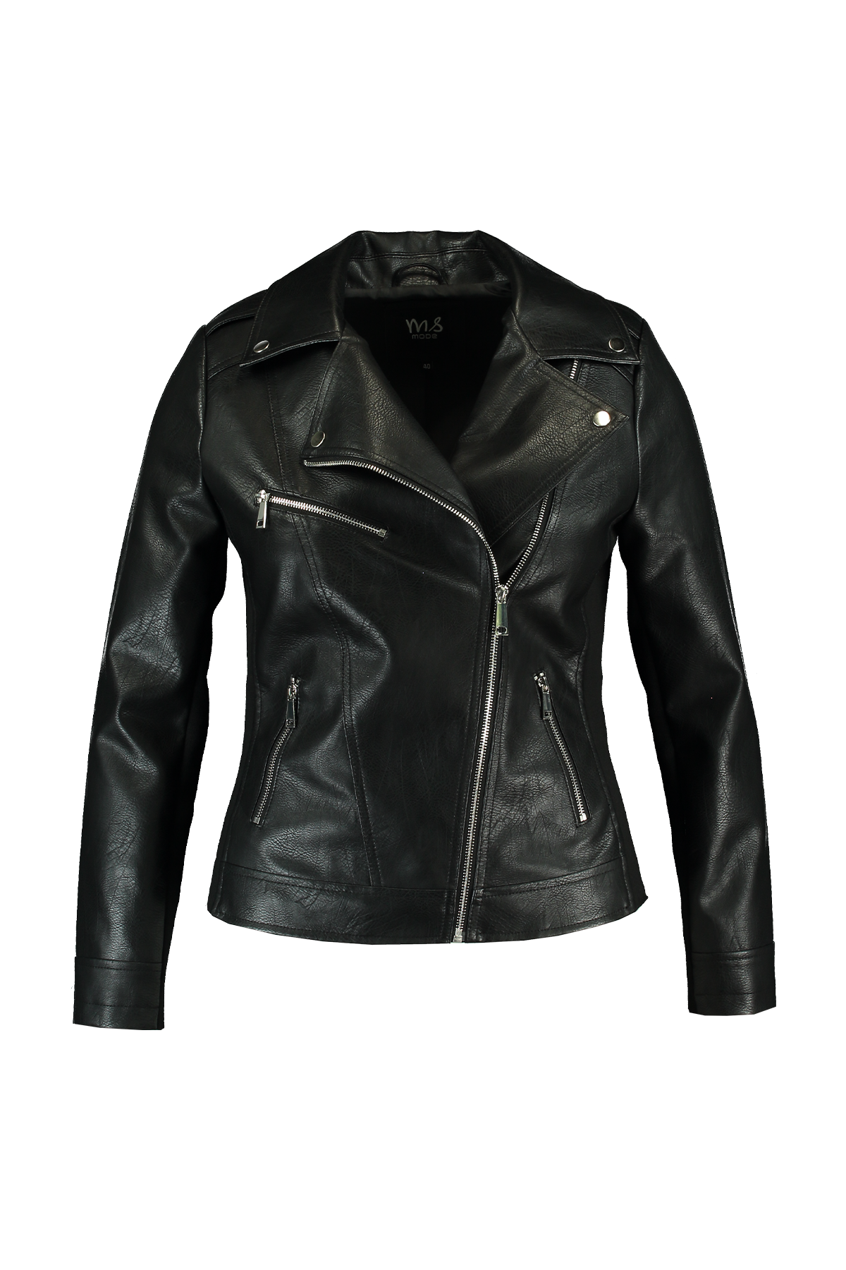 Chaqueta Motera De Cuero Sint Tico Official Ms Mode Online Store