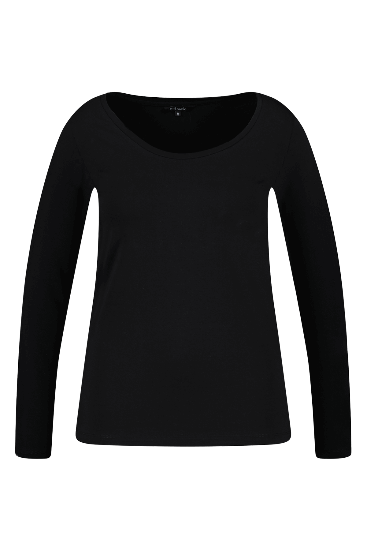 Frugal Formular Canberra Mujeres Camiseta básica de manga larga Negro | MS Mode